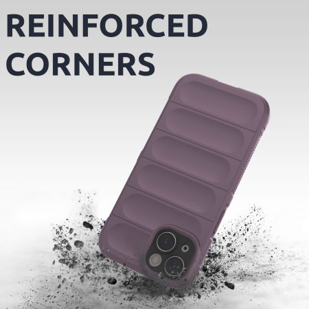 Olixar Anti-Shock Soft Purple Case - For iPhone 14