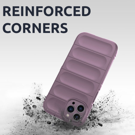Olixar Anti-Shock Soft Purple Case - For iPhone 14 Pro