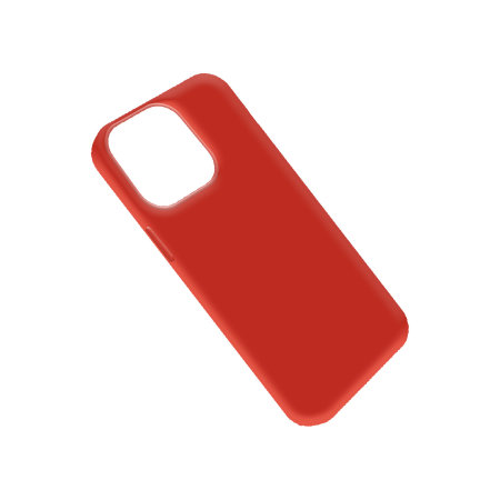 Olixar MagSafe Compatible Silicone Red Case - For iPhone 14 Pro