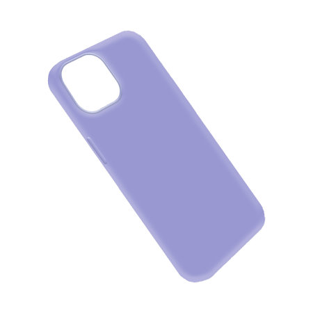 Olixar MagSafe Compatible Silicone Chalk Purple Case - For iPhone 14 Plus