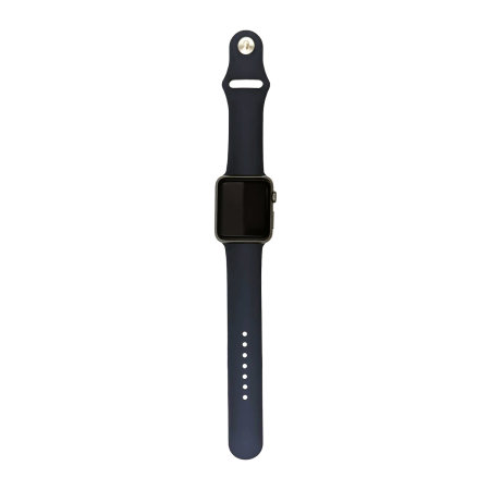 Olixar Midnight Blue Silicone Sport Strap - For Apple Watch Series 5 44mm