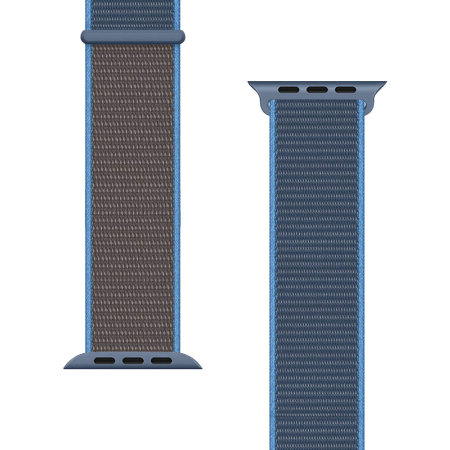 Olixar Ocean Blue Nylon Fabric Sports Loop - For Apple Watch Series 7 45mm