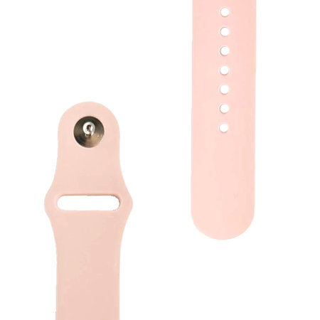 Olixar Pink Silicone Sport Strap - For Apple Watch Series 7 45mm