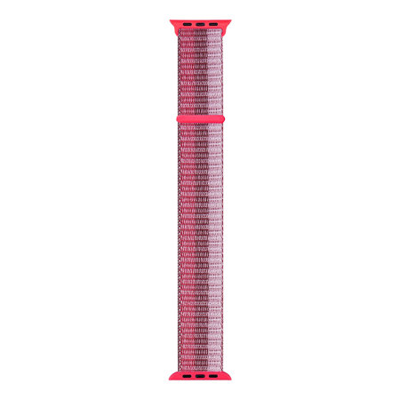 Olixar Berry Pink Nylon Fabric Sports Loop - For Apple Watch Series 7 41mm