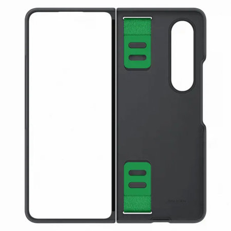 Official Samsung Black Silicone Grip Cover - For Samsung Galaxy Z Fold4