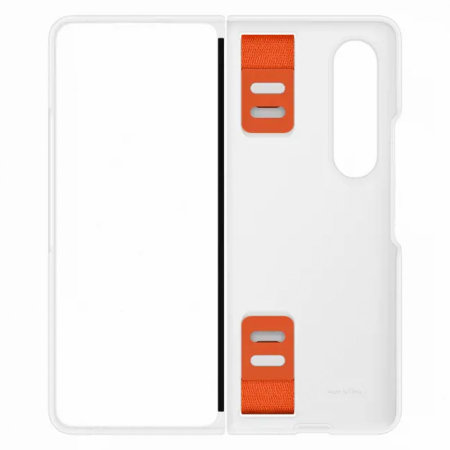 Official Samsung White Silicone Grip Cover - For Samsung Galaxy Z Fold4