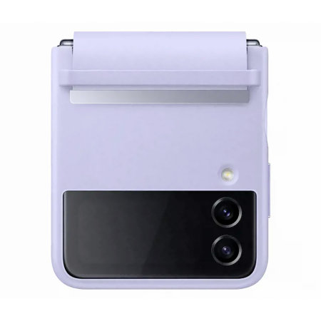 Official Samsung Serene Purple Flap Leather Cover Case With Hinge Protection- For Samsung Galaxy Z Flip4