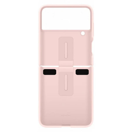 Official Samsung Pink Silicone Ring Case - For Samsung Galaxy Z Flip4