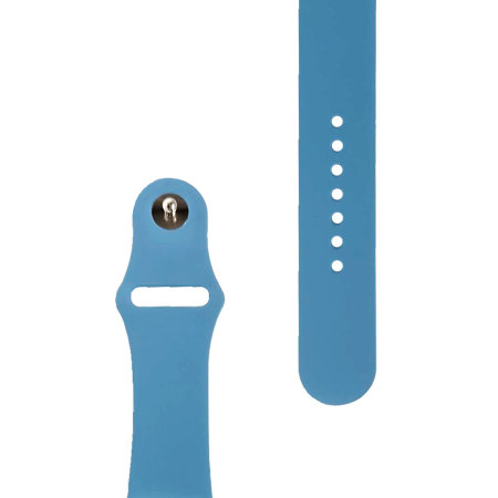 Olixar Northern Blue Silicone Sport Strap - For Apple Watch Series 7 45mm