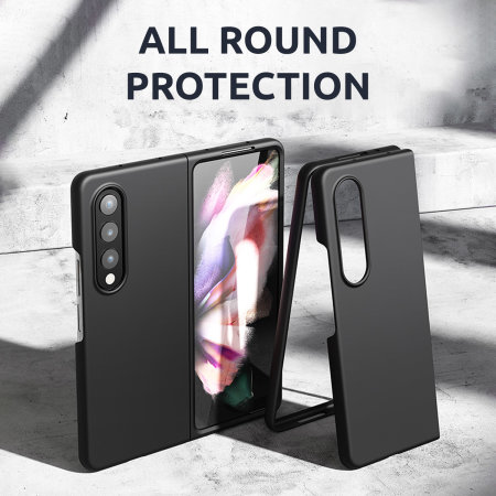 Olixar Coal Black Fortis Protective Case - For Samsung Galaxy Z Fold4