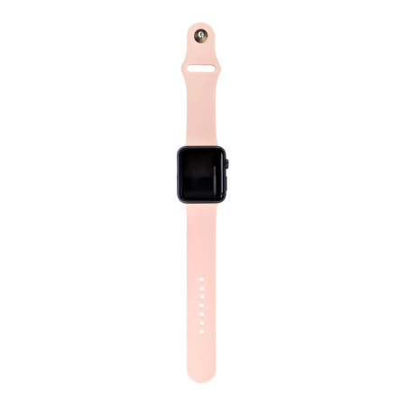 Olixar Pink Silicone Sport Strap - For Apple Watch Series 2 38mm