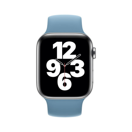 Official Apple Northern Blue Solo Band Size 6 Strap - For Apple Watch Series 7 45mm