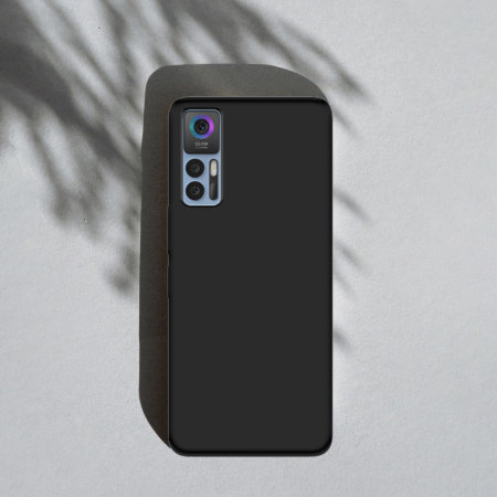 Olixar Matte Black Soft Silicone Case - For TCL 30 Plus