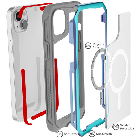 Ghostek Atomic Slim 4 Prismatic Aluminium MagSafe Case - For iPhone 14 Plus
