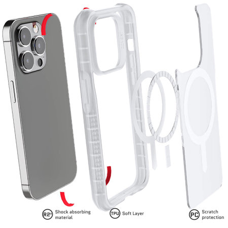Ghostek Covert MagSafe Compatible Clear Case - For iPhone 14 Pro