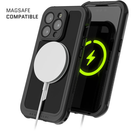 Ghostek Nautical MagSafe Compatible Black Waterproof Case - For iPhone 14 Pro Max