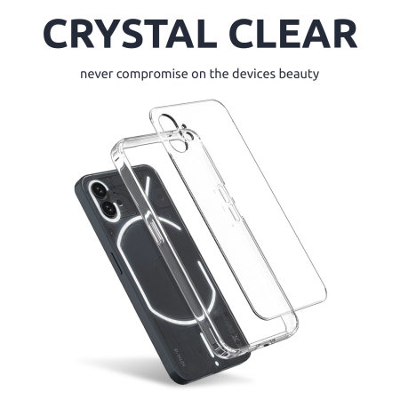 Olixar ExoShield Tough Snap-on Crystal Clear Case - For Nothing Phone (1)