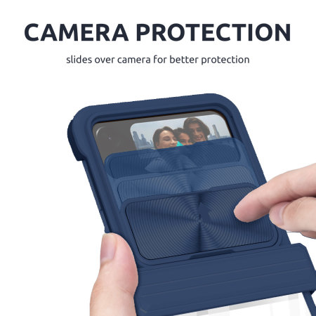 Olixar Navy Camera Privacy Cover Case - For Samsung Galaxy Z Flip4