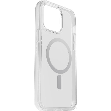 OtterBox Bundle IPhone 15 Pro Max: Cover Symmetry Clear MagSafe, Vetro Premium E Caricatore 30W GaN