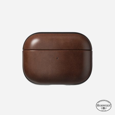 Nomad Horween Rustic Brown Premium Leather Case - For AirPods Pro 2