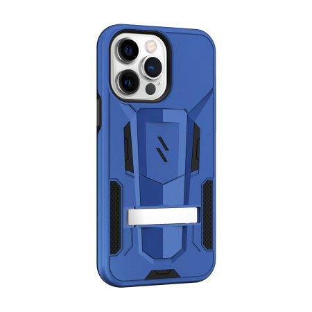 Zizo Transform Tough Blue Case with Kickstand - For iPhone 14 Pro Max