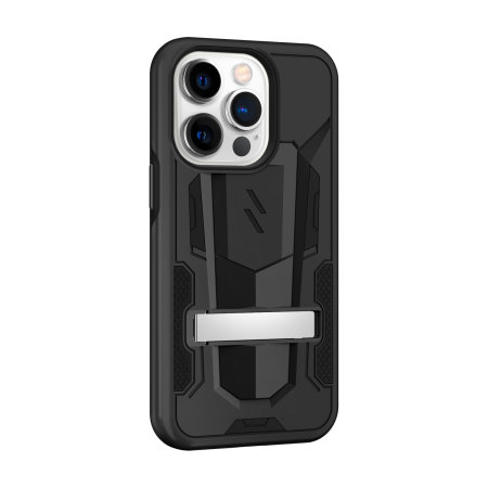 Zizo Transform Tough Black Case with Kickstand - For iPhone 14 Pro