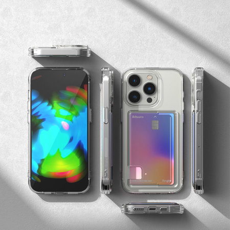 Ringke Fusion Clear Case with Card Slot - For iPhone 14 Pro