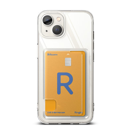 Ringke Fusion Clear Case with Card Slot - For iPhone 14