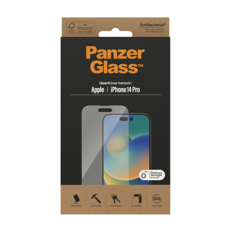 PanzerGlass Tempered Glass Screen Protector - For iPhone 14 Pro