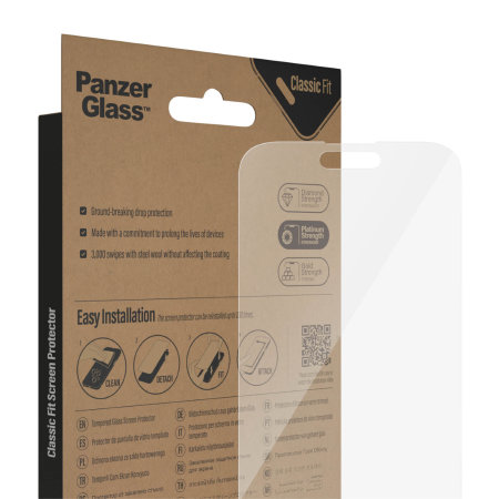 PanzerGlass Tempered Glass Screen Protector - For iPhone 14 Pro Max
