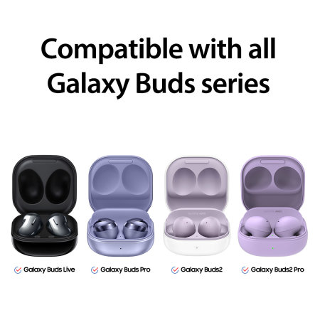 Araree Bean Purple Silicone Case - For Samsung Galaxy Buds2 Pro