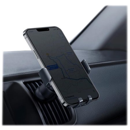 Baseus Metal Age II Gravity Car  Air Vent Phone Holder - Black