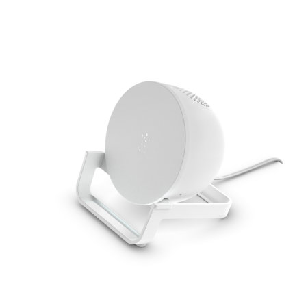 Belkin White Bluetooth Speaker and 10W Wireless Charger Stand