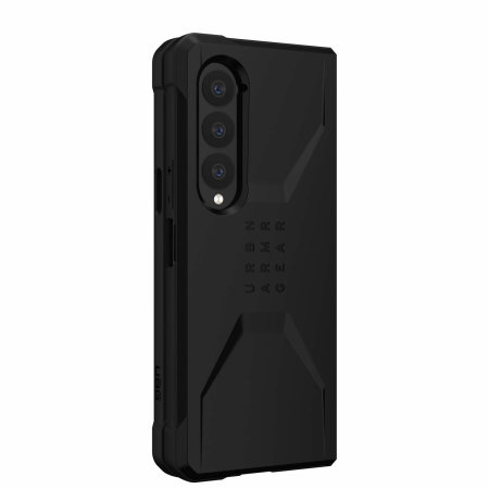 UAG Civilian Rugged Black Case with Hinge Protection - For Samsung Galaxy Z Fold4