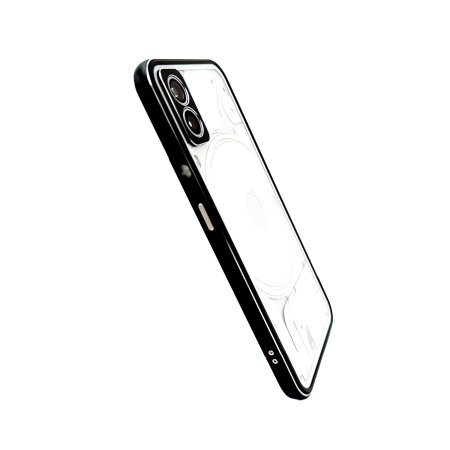 Olixar Black and Silver Bumper Case - For Nothing Phone (1)