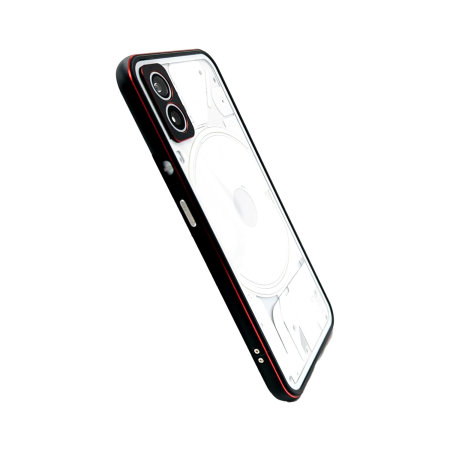 Olixar Black and Red Bumper Case - For Nothing Phone (1)