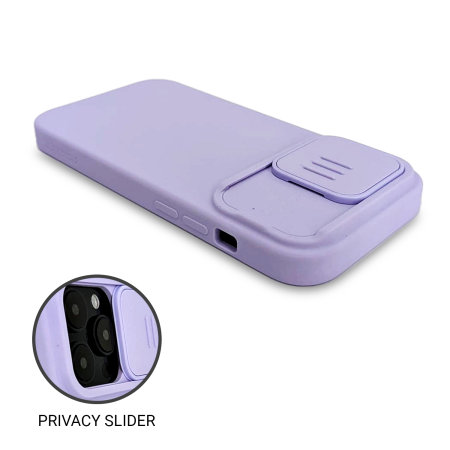 Nillkin CamShield MagSafe Compatible Purple Silicone Case - For iPhone 14 Pro