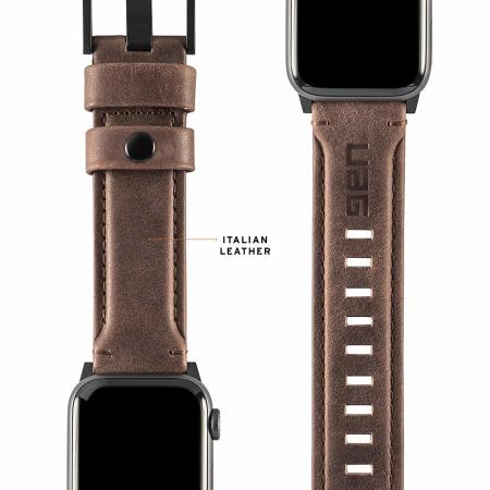 UAG Genuine Leather Brown Strap - For Apple Watch Series 8 41mm