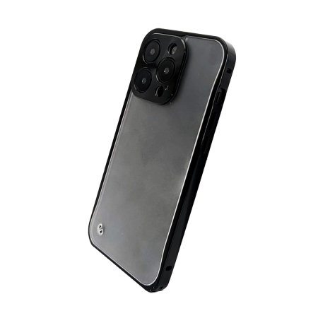 Olixar Black Metal Bumper Case - For iPhone 14 Pro Max