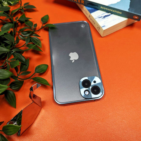 Olixar Blue Metal Bumper Case - For iPhone 14 Plus