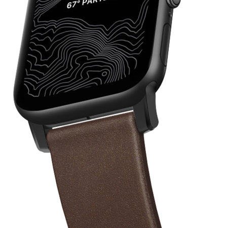 Nomad Brown Modern Leather Strap - For Apple Watch Ultra