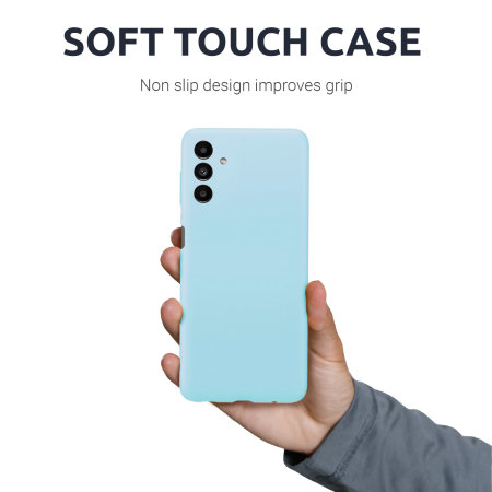 Olixar Soft Silicone Pastel Blue Case  - For Samsung Galaxy A04s