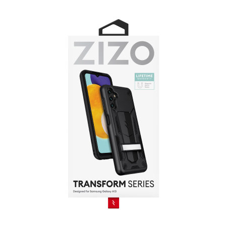 Zizo Transform Series Kickstand Black Case - For Samsung Galaxy A04s