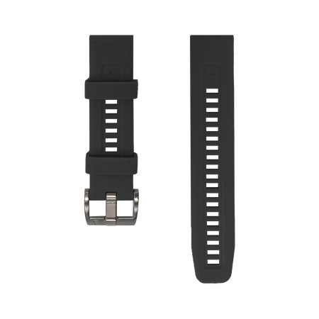 Olixar Garmin Watch Black 22mm Silicone Strap - For Garmin Watch Approach S62