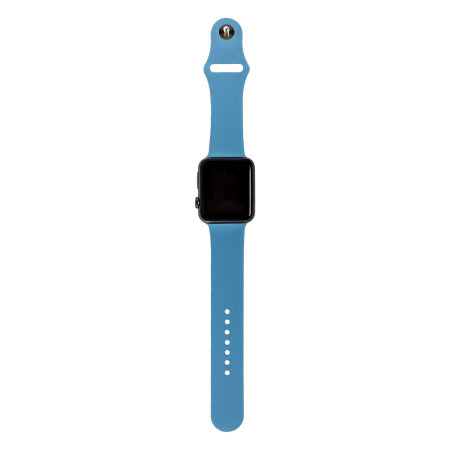 Olixar Northern Blue Silicone Sport Strap - For Apple Watch SE 2022 40mm