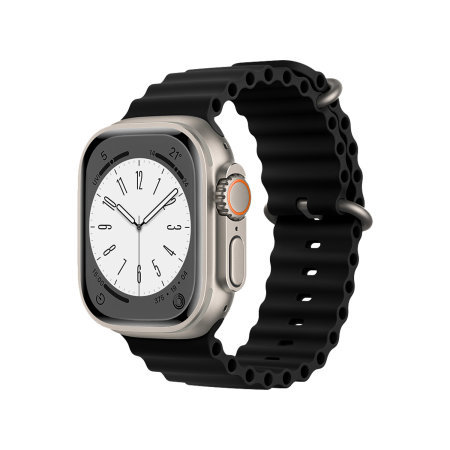 Olixar Black Ocean Loop - For Apple Watch Series 8 45mm