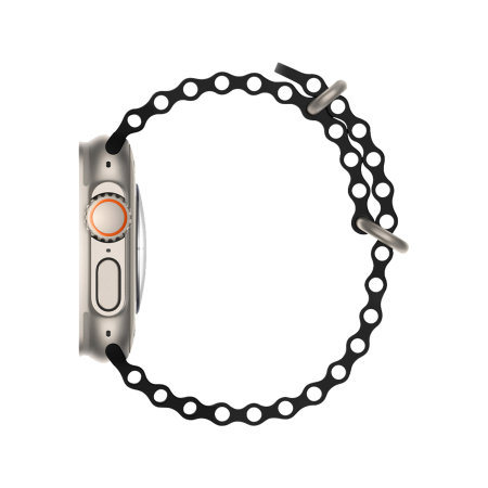 Olixar Black Ocean Loop - For Apple Watch Series 8 45mm