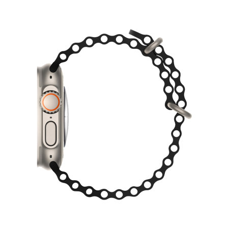 Olixar Black Ocean Loop - For Apple Watch Series 7 45mm