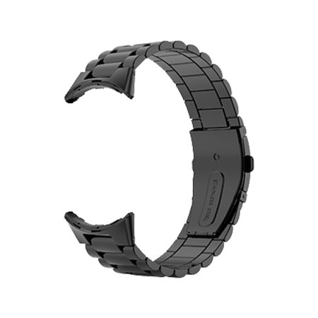 Olixar Black Stainless Steel Metal Links Band - For Google Pixel Watch