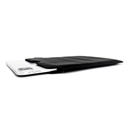 Olixar Universal 11" Black Leather Sleeve - For iPad Pro 11" 2022